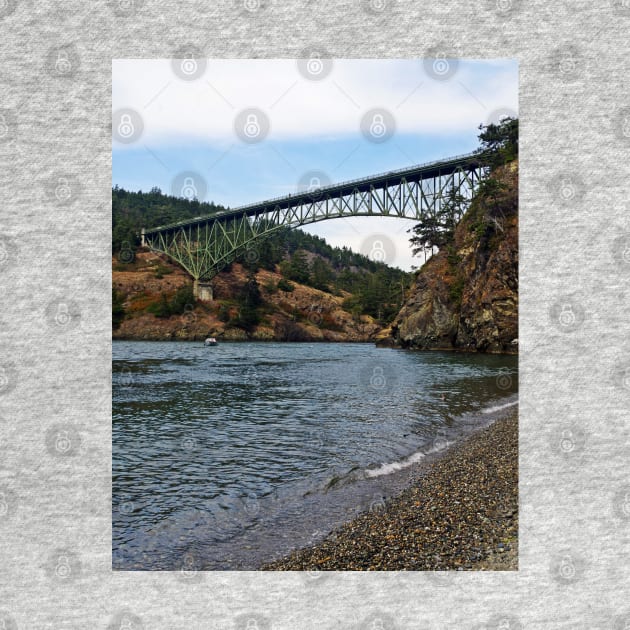 Deception Pass Bridge - vertical by Viking Visual - Lori Svensen